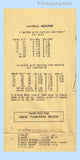 1940s Vintage Fashion Service Sewing Pattern 2423 Misses Back Wrap Pinafore Dress 38 B