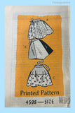 Anne Adams 4598: 1950s Uncut Misses Cocktail Apron Sz Med Vintage Sewing Pattern
