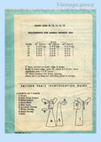 Marian Martin 9069: 1950s Chic Misses Cocktail Dress Sz 34 B Vintage Sewing Pattern