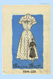 Marian Martin 9279: 1950s Misses Street Dress Sz 36 Bust Vintage Sewing Pattern