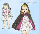 1940s Original Vintage Anne Adams Sewing Pattern 4555 16 Inch Doll Clothes Set