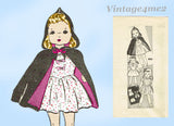 1940s Original Vintage Anne Adams Sewing Pattern 4555 16 Inch Doll Clothes Set