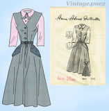 Anne Adams 4616: 1940s Uncut Misses Jumper & Blouse Sz 34 B Vintage Sewing Pattern