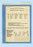 Anne Adams 4699: 1950s Glamorous Misses Cocktail Dress 34B Vintage Sewing Pattern