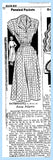 1950s Vintage Anne Adams Sewing Pattern 4992 Misses Shirtwaist Dress Size 36 Bust