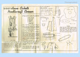 Anne Cabot 5007: WWII 1940s Flowerpot Apron Multi Size Vintage Sewing Pattern