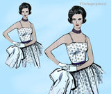 Advance 9693: 1960s Chic Misses Cocktail Dress Sz 36 B Vintage Sewing Pattern