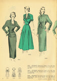 Digital Download Advance Fashion Flyer August 1948 Small 1940s Sewing Pattern Catalog