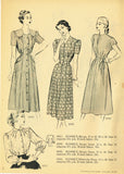 Digital Download Advance Fashion Flyer August 1948 Small 1940s Sewing Pattern Catalog