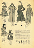 Digital Download Advance Fashion Flyer October 1949 Small 1940s Sewing Pattern Catalog
