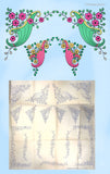 1930s Vintage Betty Burton Embroidery Transfer 1942 Uncut Fancy  Flower Baskets