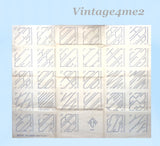 1930s Uncut Betty Burton Vintage Monogram Letters Embroidery Transfer 1859