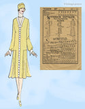 Butterick 6678: 1920s Rare Misses Flapper Dress Size 36 B Vintage Sewing Pattern