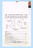 1950s Vintage Butterick Sewing Pattern 5939 Cute Misses Tulip Apron Fits All