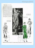 Butterick 6548: 1930s Chic Uncut Misses Dress Sz 36 B Vintage Sewing Pattern