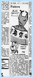 1950s Laura Wheeler 759 Jiffy Wrap Apron Vintage Sewing Pattern w Color Transfer