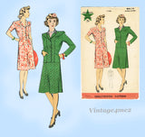 Hollywood Starlet 1194: 1940s Classic WWII Suit Size 32 B Vintage Sewing Pattern