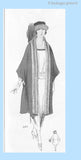 Ladies Home Journal 3360: 1920s Uncut Misses Coat 42-44 B Vintage Sewing Pattern