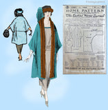 Ladies Home Journal 3360: 1920s Uncut Misses Coat 42-44 B Vintage Sewing Pattern