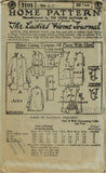 Ladies Home Journal 3101: 1920s Stunning Uncut Misses Coat Sewing Pattern