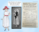 Ladies Home Journal 3125: 1920s Uncut Misses Lanvin Dress 38 B Vintage Sewing Pattern