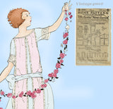 Ladies Home Journal 3532: 1920s Uncut Girls Party Dress Vintage Sewing Pattern