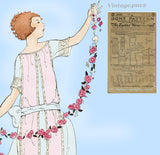 Ladies Home Journal 3532: 1920s Uncut Girls Party Dress Vintage Sewing Pattern
