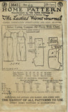 Ladies Home Journal 3541: 1920s Uncut Misses Combination VTG Sewing Pattern Size 40 Bust