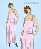 Ladies Home Journal 3827: 1920s Uncut Costume Slip Sz 34 B Vintage Sewing Pattern