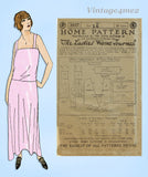Ladies Home Journal 3827: 1920s Uncut Costume Slip Sz 34 B Vintage Sewing Pattern