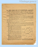 1910s Vintage McCall Pattern 8978 Uncut Toddler Girls Combination Undies Sz6