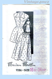 Marian Martin 9286: 1950s Misses Blouse Shorts & Skirt Sz 34 B Vintage Sewing Pattern