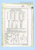 Marian Martin 9286: 1950s Misses Blouse Shorts & Skirt Sz 34 B Vintage Sewing Pattern