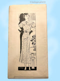 Marian Martin 9752: 1930s Rare Misses Street Dress Sz 34 B Vintage Sewing Pattern
