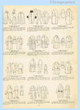 1920s Vintage McCall Sewing Pattern 9715 Uncut Little Girls Winter Coat Sz 8
