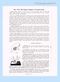 1940s Vintage McCall Embroidery Transfer 1314 Uncut Beading Motifs for Clothes