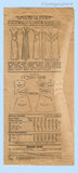 Pictorial Review 6022: 1930s Chic Uncut Misses Dress Sz 40 B Vintage Sewing Pattern