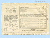 1940s Vintage Simplicity Pattern 1620 Little Girls Summer Play Suit Set Sz 10
