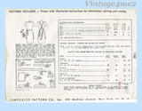 1940s Vintage Simplicity Sewing Pattern 1162 WWII Misses Full or Half Apron SM