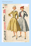 1950s Vintage Simplicity Sewing Pattern 3800 Uncut Misses Bolero Suit Sz 32 B