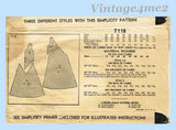 Simplicity 7118: 1930s Stunning Misses Bias Cut Slip Sz 38 B Vintage Sewing Pattern
