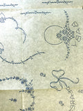 1940s Vintage Vogart Embroidery Transfer 111 Sweet Uncut Layette Motifs