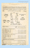 1940s Vintage Advance Sewing Pattern 3994 Misses WWII Blouse Size 30 Bust