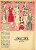 Digital Download Advance Fashion Flyer April 1945 Small 1940s Sewing Pattern Catalog