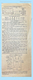 Excella 4095: 1930s Stunning Misses Street Dress 34 B Vintage Sewing Pattern