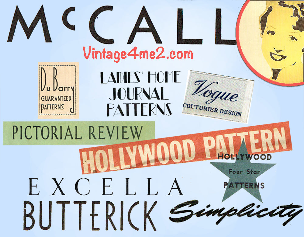 Vintage4me2 Sewing Patterns