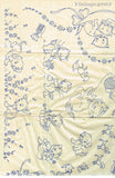 1950s Vintage Vogart Embroidery Transfer 240 Perky Pups Childrens Pillowcases