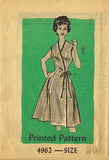 1960s Vintage Anne Adams Sewing Pattern 4962 Misses Wrap Around Dress Sz 40 B