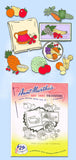1960s VTG Aunt Martha's Embroidery Transfer 3632 Uncut Fruit Vegetable Motifs