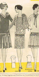 1920s Vintage Girls Flapper Dress Butterick VTG Sewing Pattern 1544 Size 12 - Vintage4me2